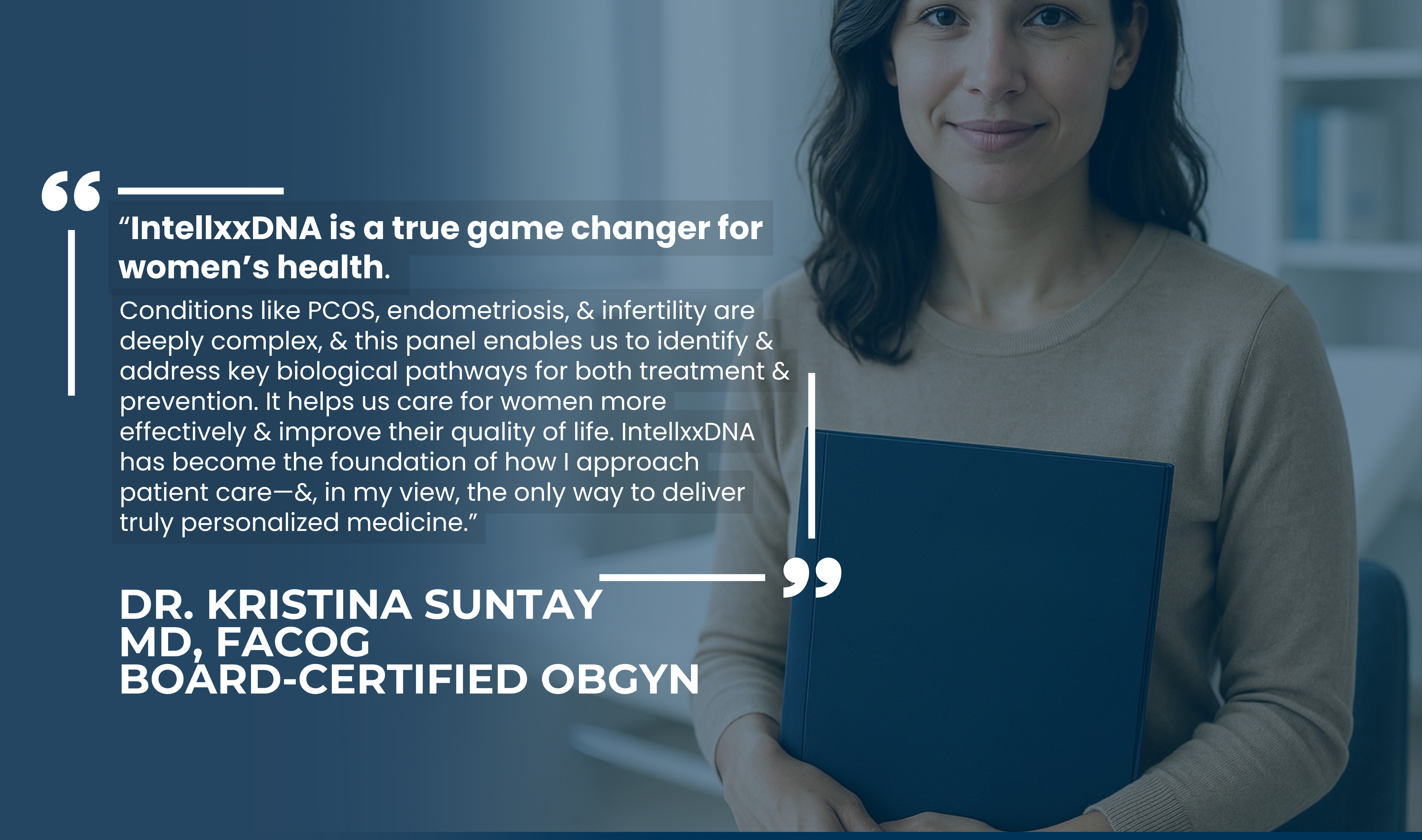 IntellxxDNA™ Launches First-of-Its’-Kind Women’s Health Genomic Report